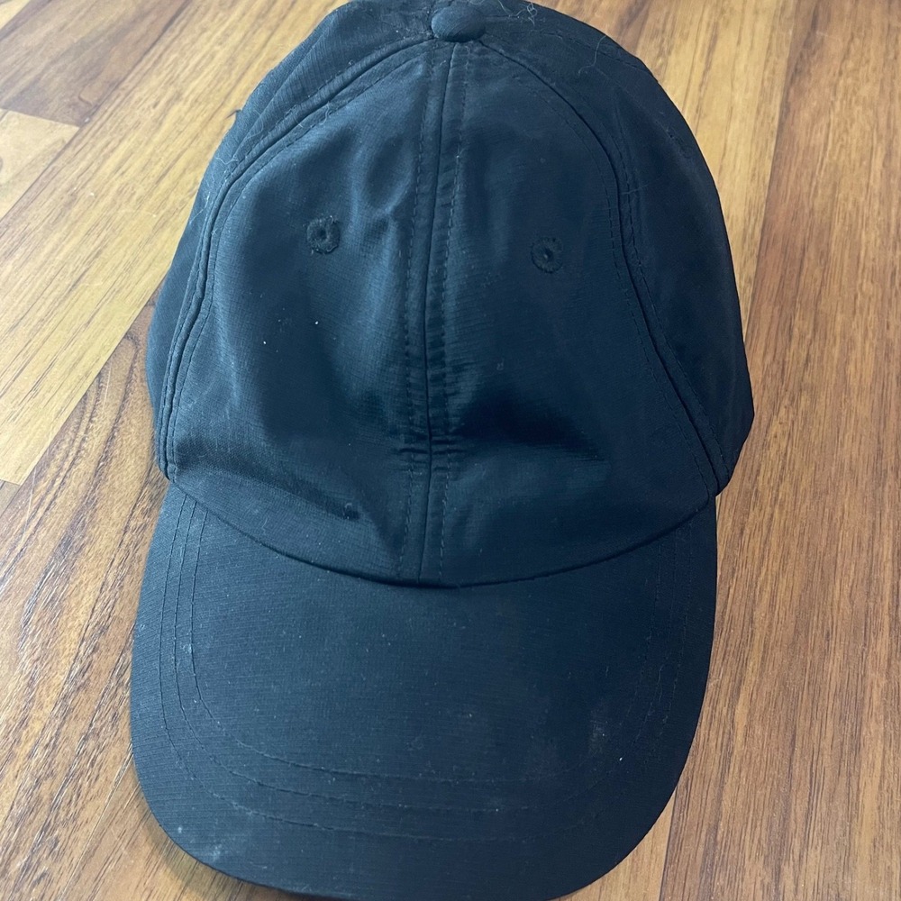 Beechfield Original Headwear Baseball Cap Mens OSFM Ripstop Adjustable Black Hat